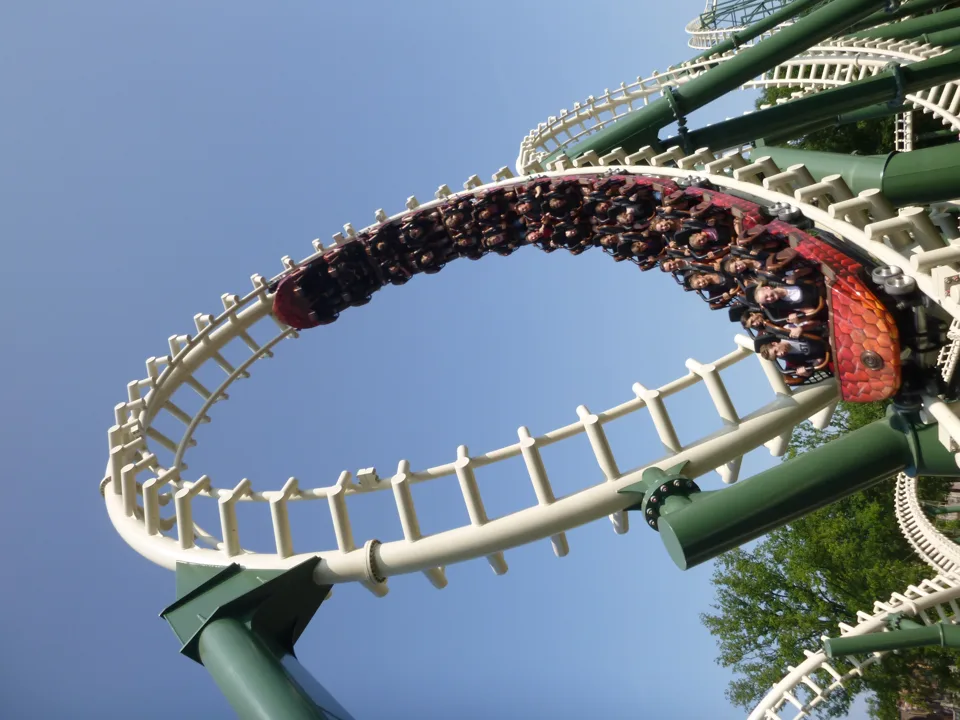 De looping van de Python op een foto uit 2018